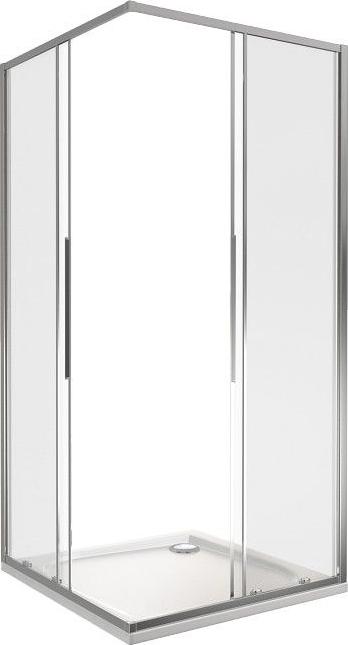 Душевой уголок 80х80 см Good Door Idea CR-80-C-CH ИД00015 стекло прозрачное