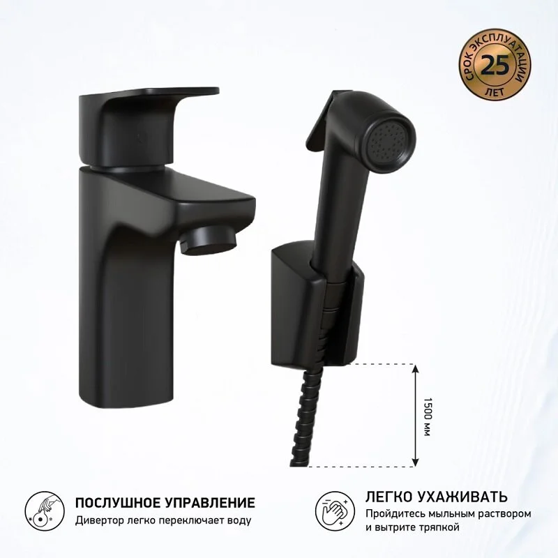 Смеситель для раковины Paini Viva Style P4YO205/574 черный