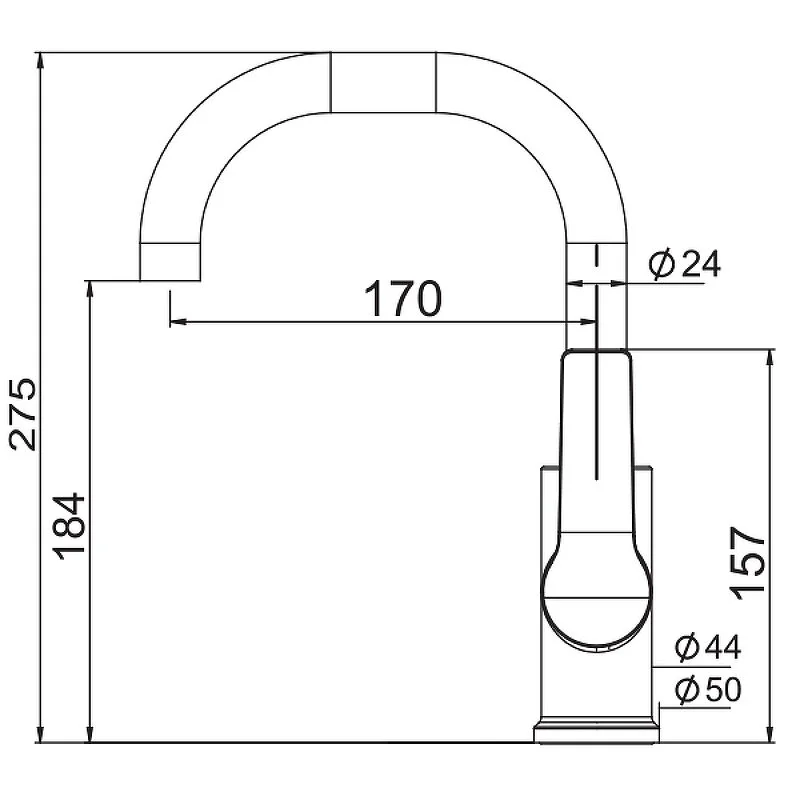 Смеситель для раковины Laparet Nobia N4013502LPT хром