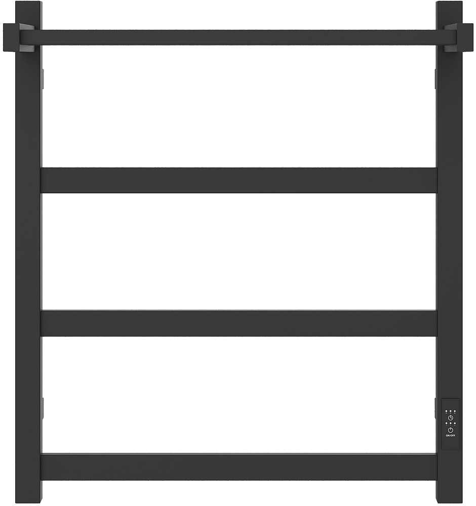 Полотенцесушитель электрический Ewrika Пенелопа КВ7 60х50 с полкой, черный