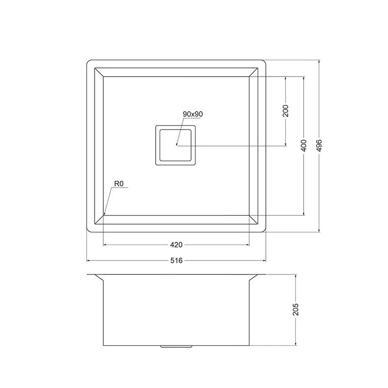 Кухонная мойка Oulin OL-FU114 (VA8109) серый