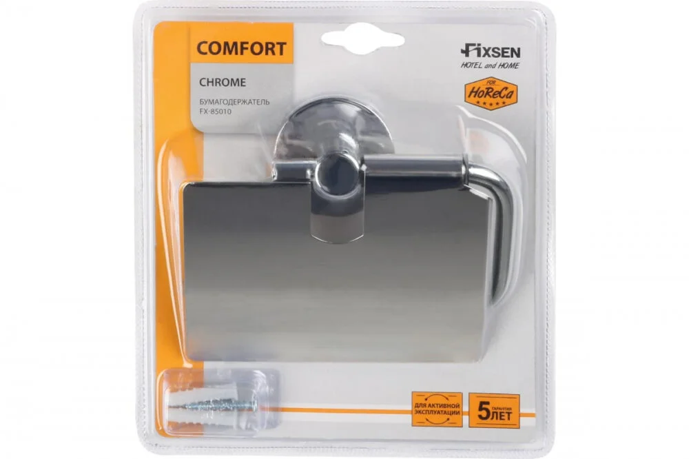 Держатель туалетной бумаги Fixsen Comfort FX-85010 хром