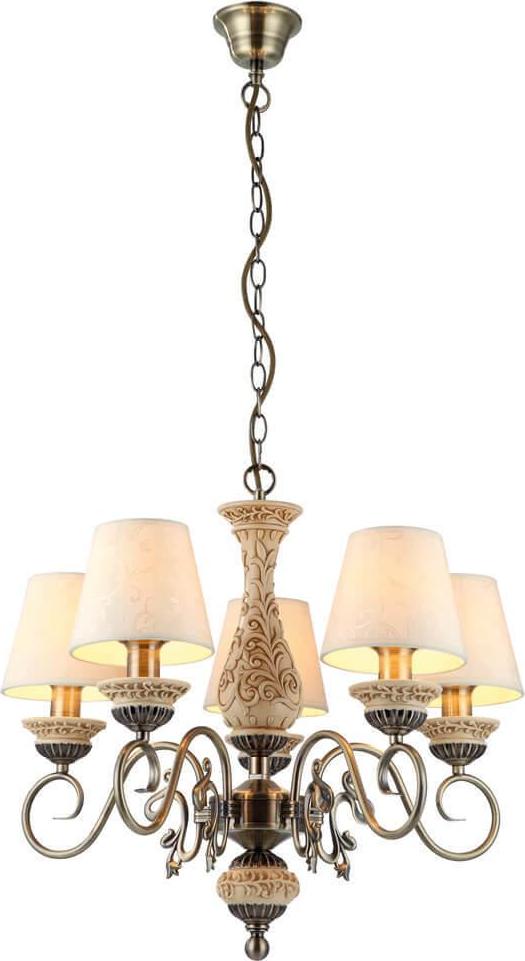 Подвесная люстра Arte Lamp Ivory A9070LM-5AB