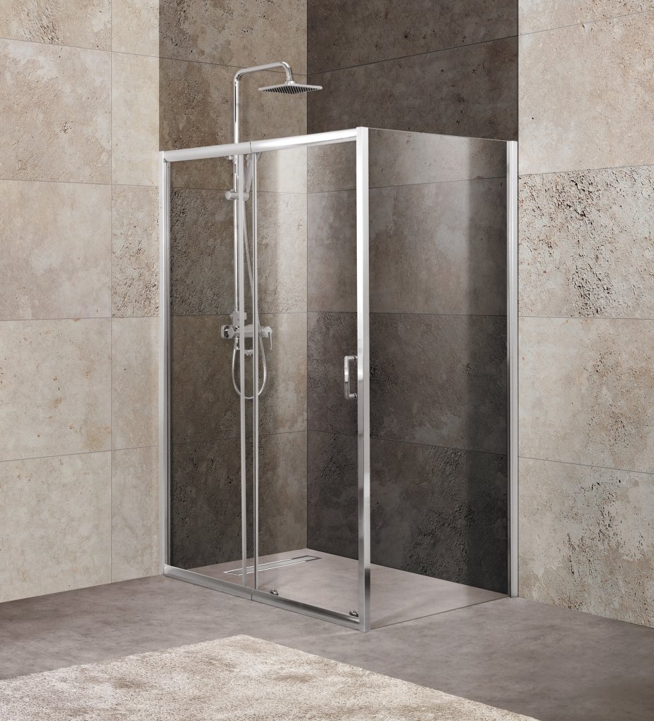 

Душевой уголок BelBagno UNIQUE-AH-1-120/135-80-C-Cr стекло прозрачное, Unique