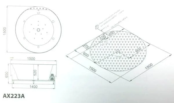 Акриловая ванна SSWW AX223A белый