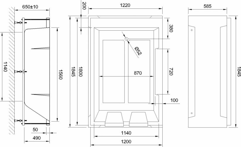 Акриловая ванна Royal Bath Triumph Comfort 180х120 см RB665100CO с гидромассажем