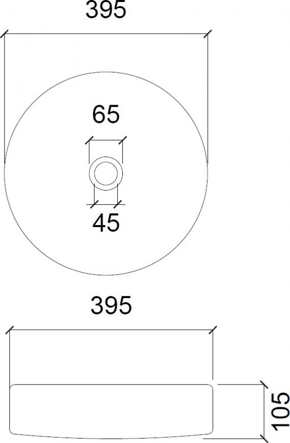 Раковина накладная Abber Glas AK2301P, фиолетовый