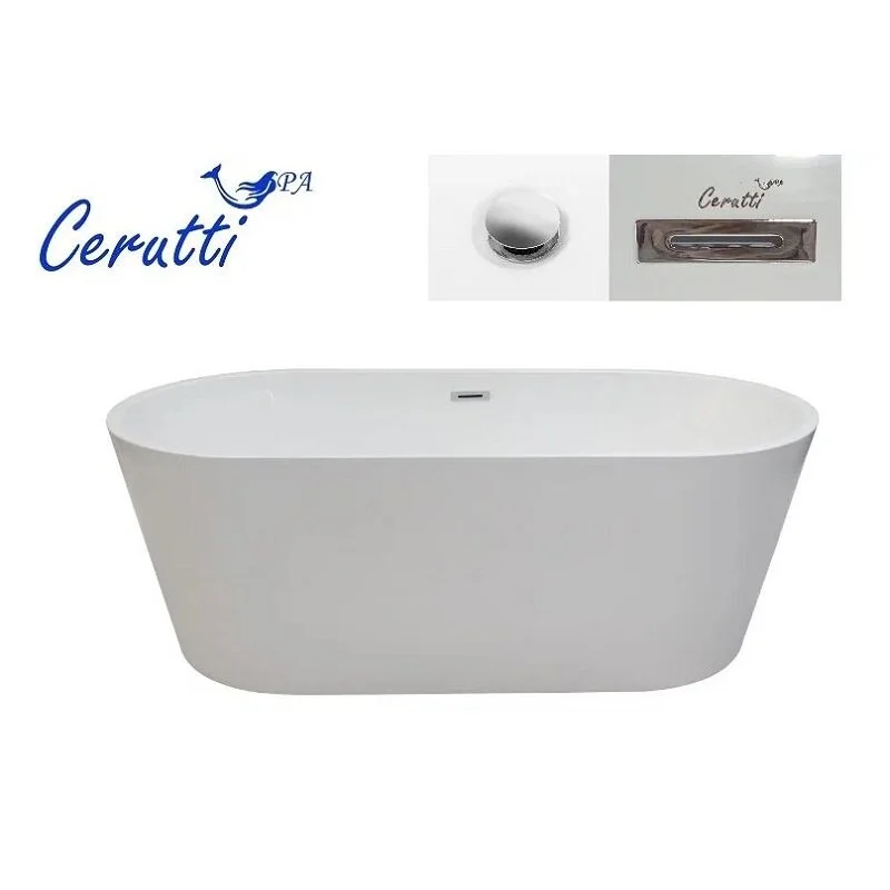 Акриловая ванна Cerutti Spa Resia CT7388 белый