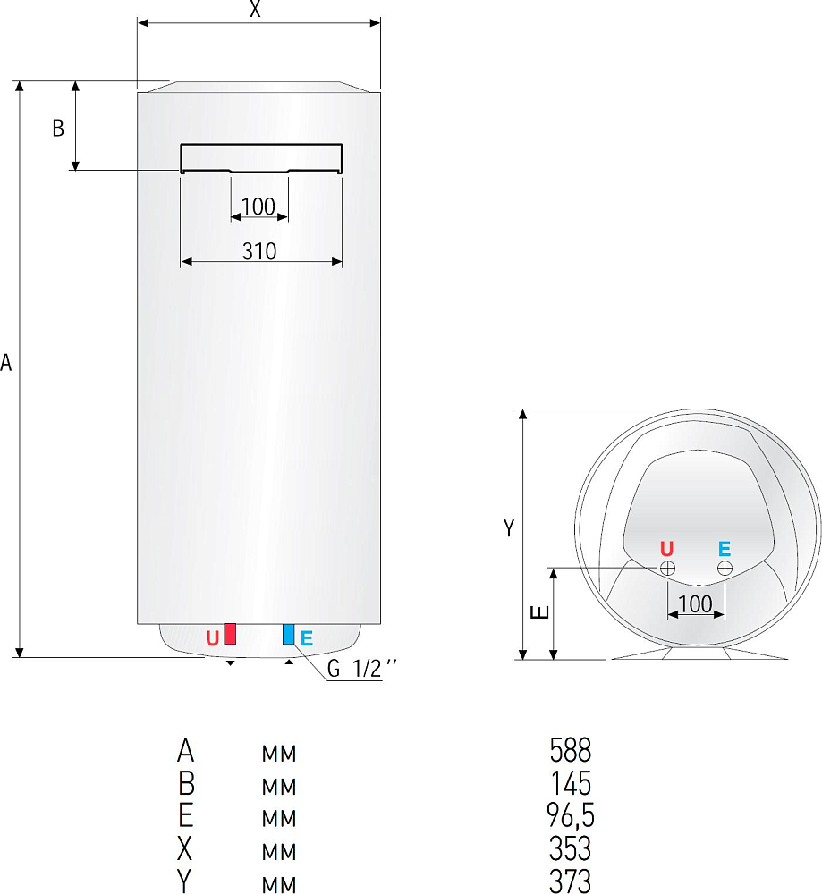 Водонагреватель Ariston ABS PRO ECO PW 30 V SLIM