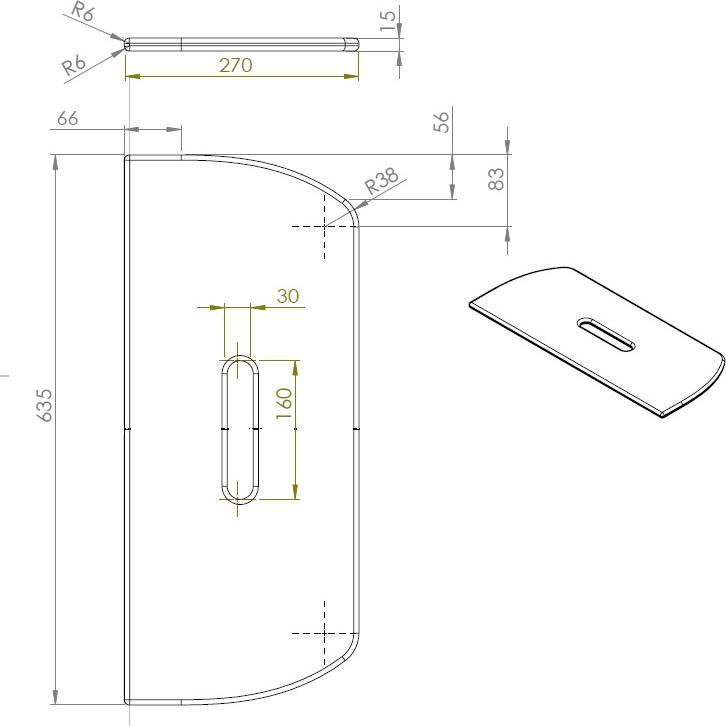 Сидение Am.Pm Sense W75B-Seat