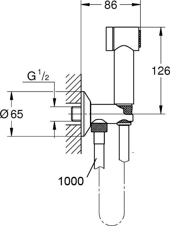 Гигиенический душ Grohe Sena Trigger Spray 35 26329000