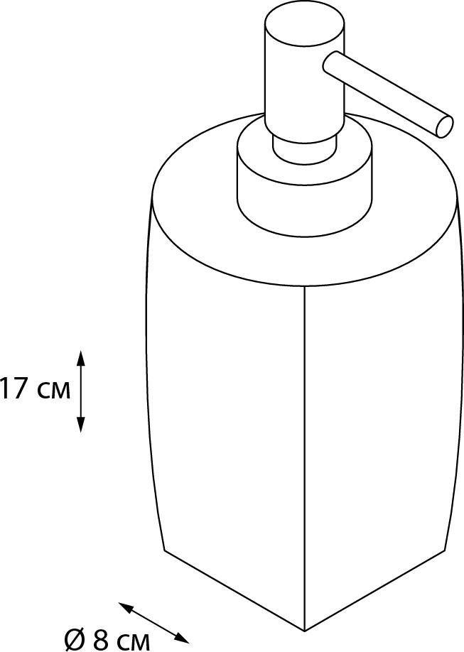 Дозатор для жидкого мыла Fixsen Balk FX-270-1 бежевый