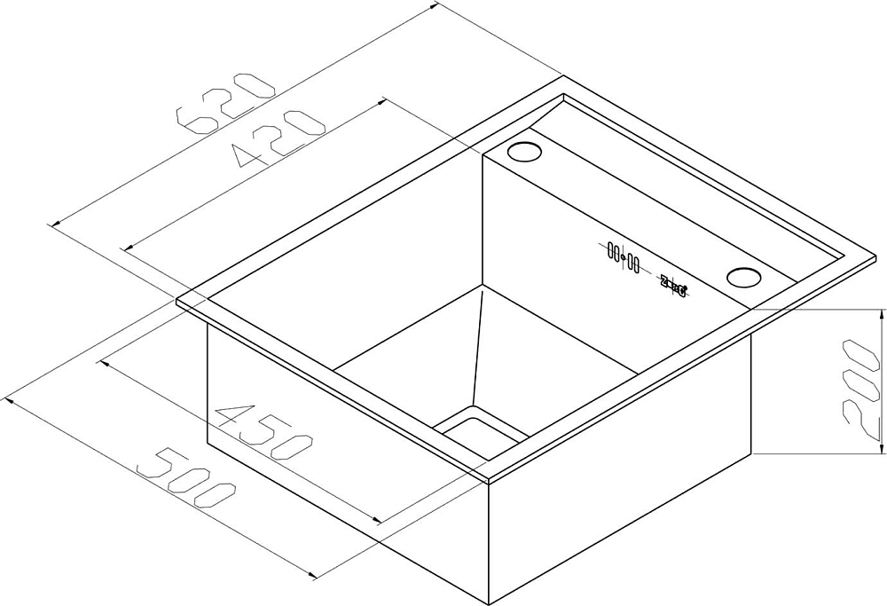 Кухонная мойка Zorg Inox X X-6250