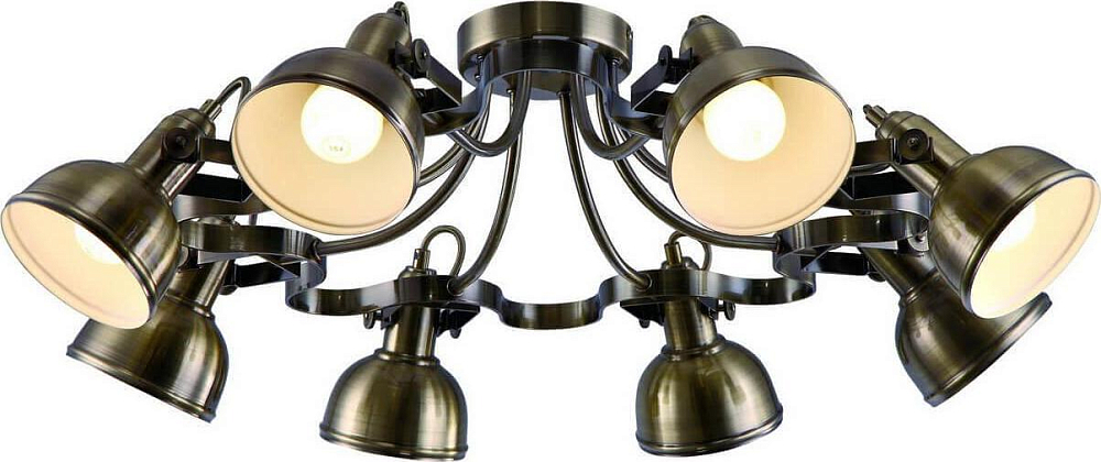 Потолочная люстра Arte Lamp Martin A5216PL-8BR