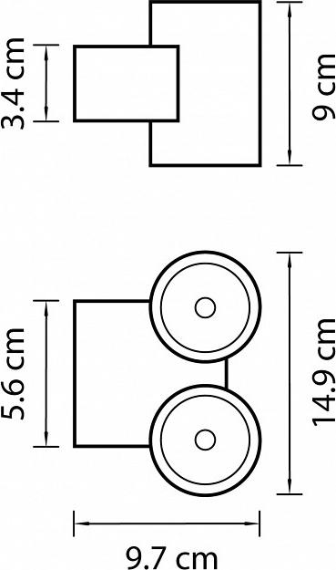 Накладные светильники Lightstar Paro LED 352674