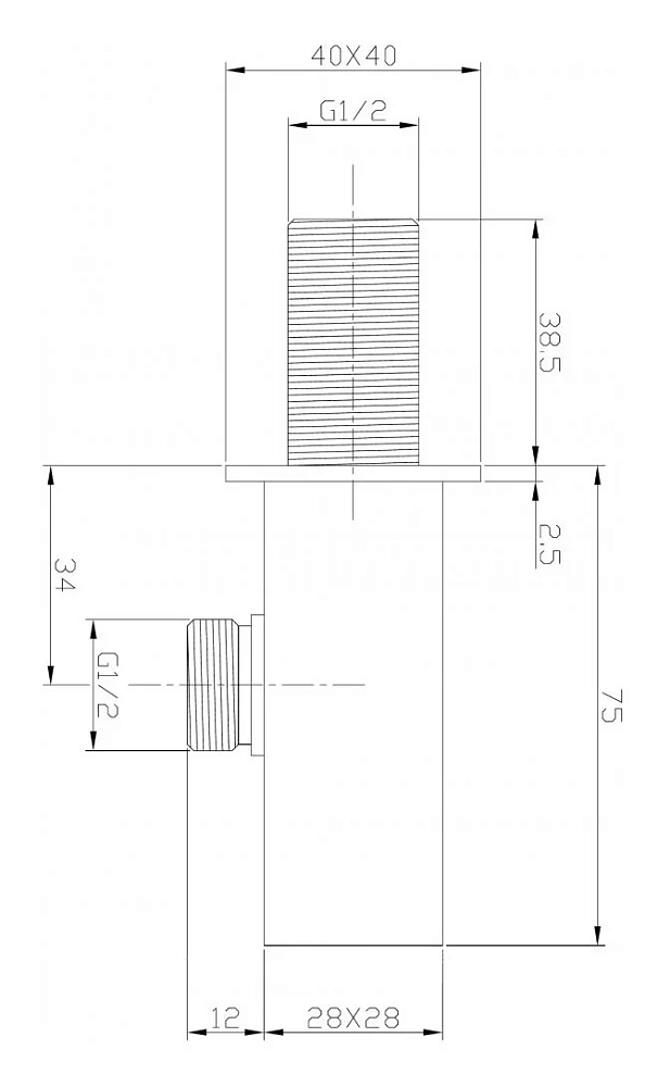 Шланговое подключение  Aquanet 252256 хром