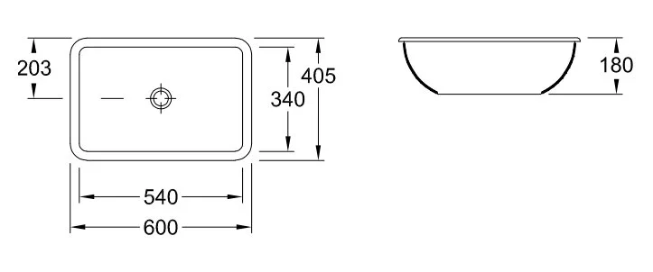 Раковина Villeroy&Boch Loop&Friends 61630001 белый