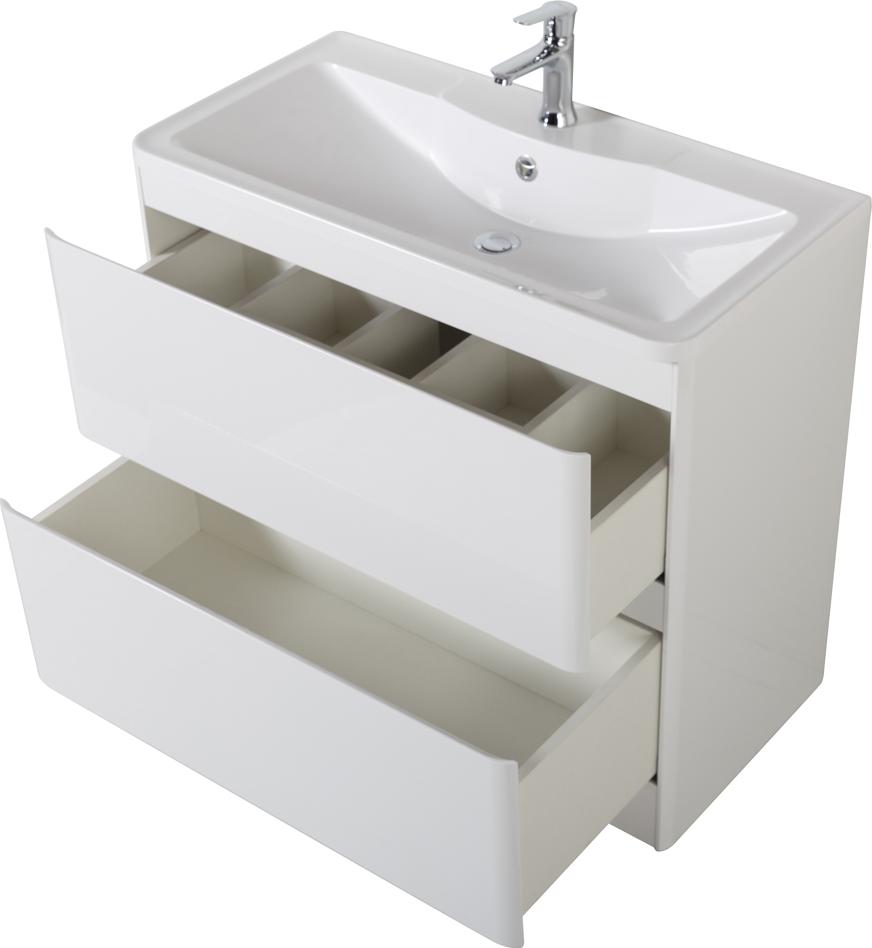 Тумба для комплекта 100 см BelBagno ALBANO-1000-2C-PIA-BL bianco lucido