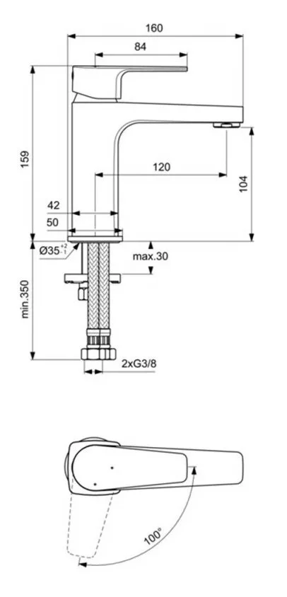 Смеситель для раковины Ideal Standard Cerafine BC687AA хром