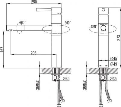 Смеситель для кухни Iddis Strit STRSBS0i05, хром