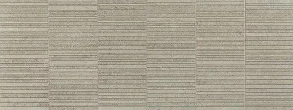 Керамическая плитка Porcelanosa Mosa River Acero Stripe 45 x 120 см, серый