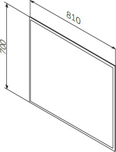 Зеркало Am.Pm Spirit 2.0 M70AMOX0801SA