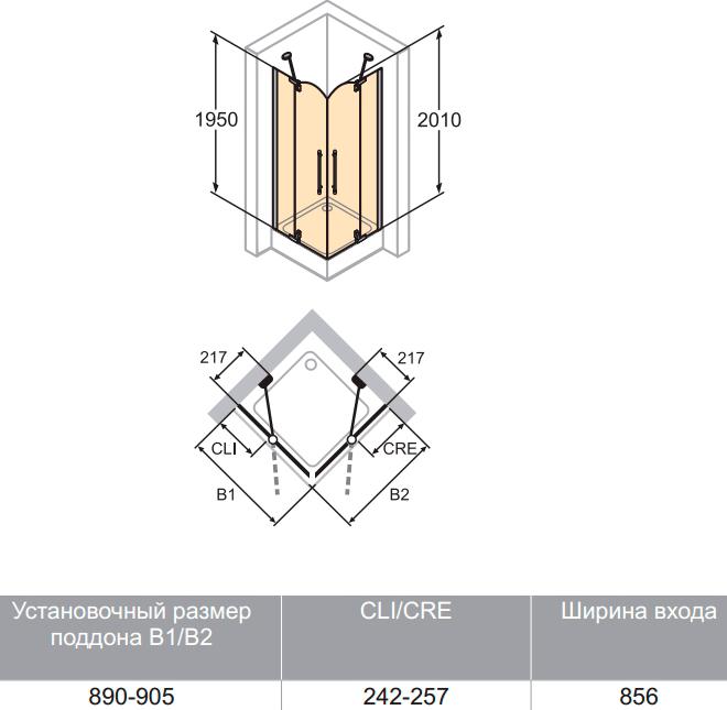 Душевой уголок Huppe Studio Victorian SV0101.031.344