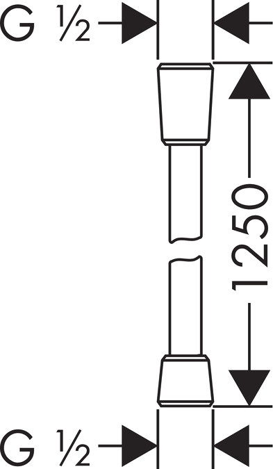 Смеситель для ванны Hansgrohe Metropol 32532000 напольный, хром