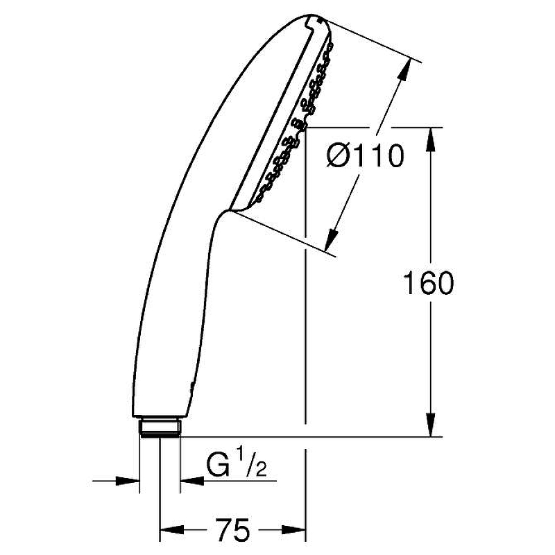 Ручной душ Grohe Tempesta 27852003 хром