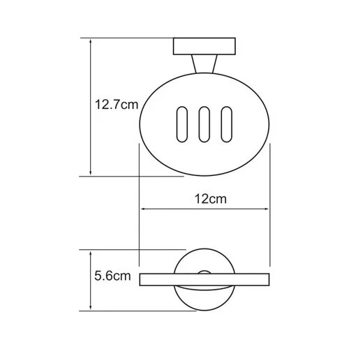 Мыльница WasserKRAFT Isen К-4000 K-4069 хром