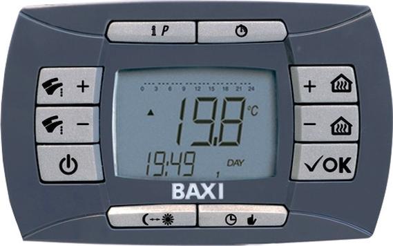 Газовый котел Baxi LUNA 3 Comfort 1.240 i (93-24 кВт) с выносной панелью управления