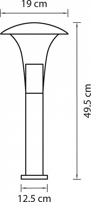 Наземные низкие светильники Lightstar Arroto 378937