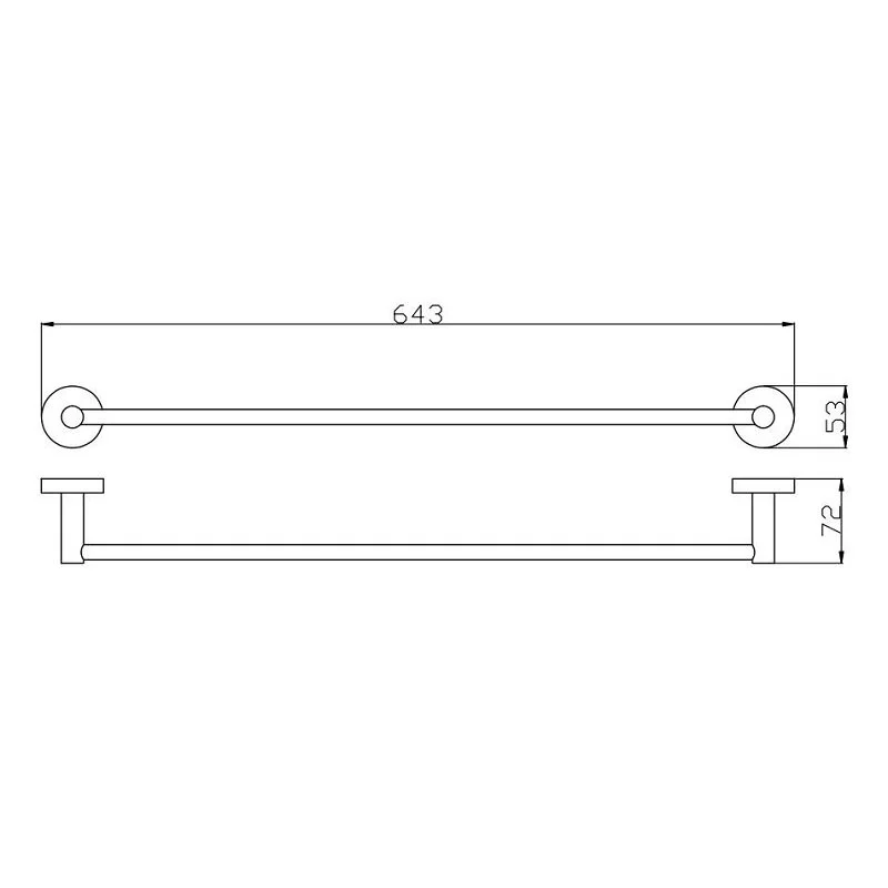 Полотенцедержатель Rav-Slezak Colorado COA0701/60 хром