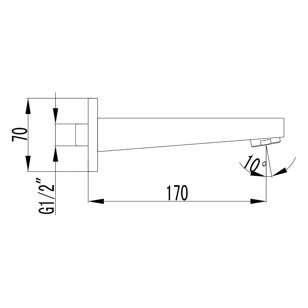 Излив Lemark LM4381C хром