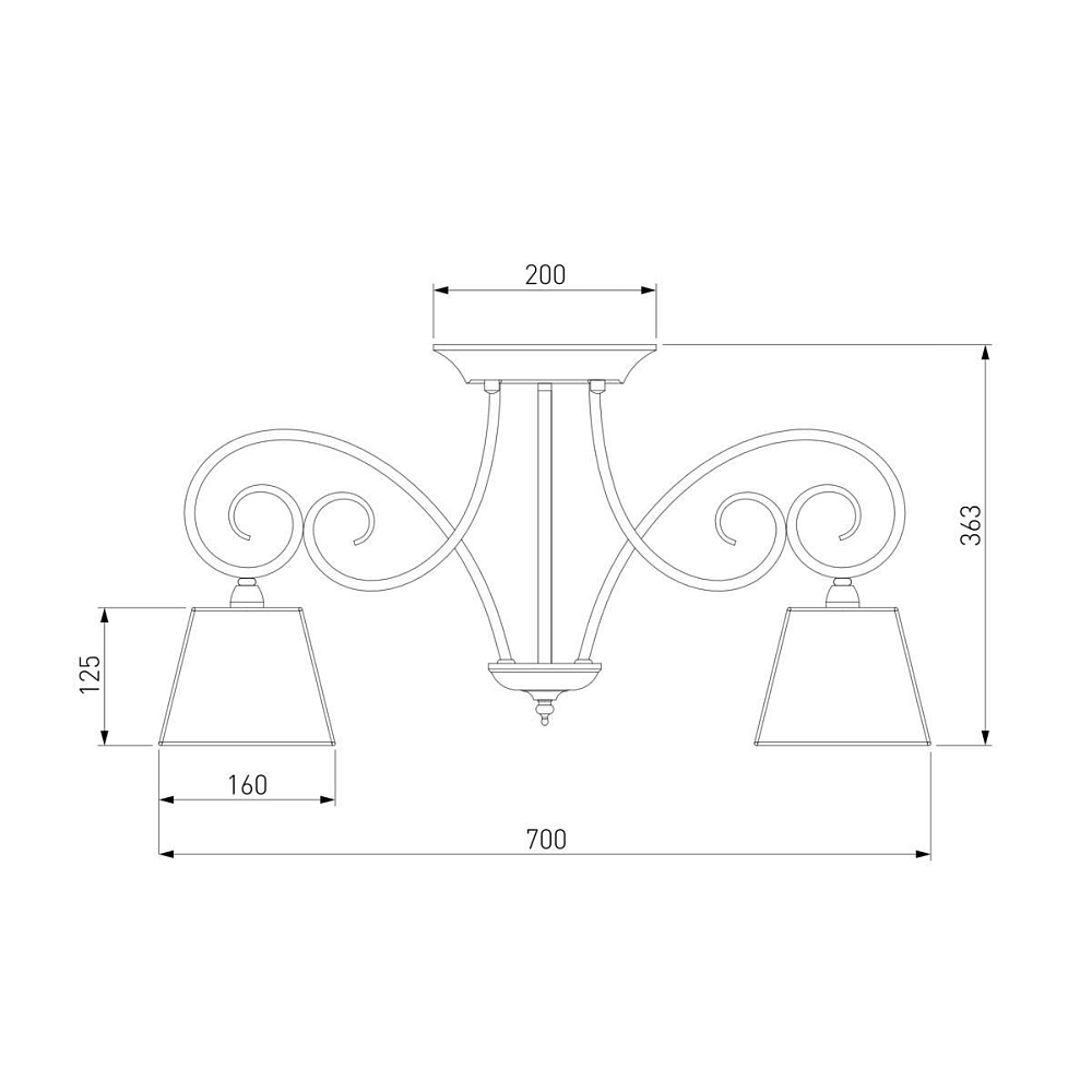 Подвесная люстра Bogates 303/6