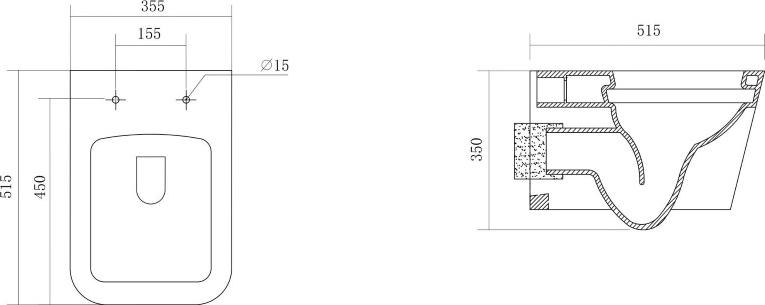 Комплект инсталляции Grohe Rapid SL 38750001 4 в 1 с подвесным унитазом Aquatek Либра AQ0530-00 + крышка-сиденье с микролифтом