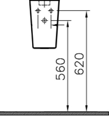 Полупьедестал VitrA S50 5316B003