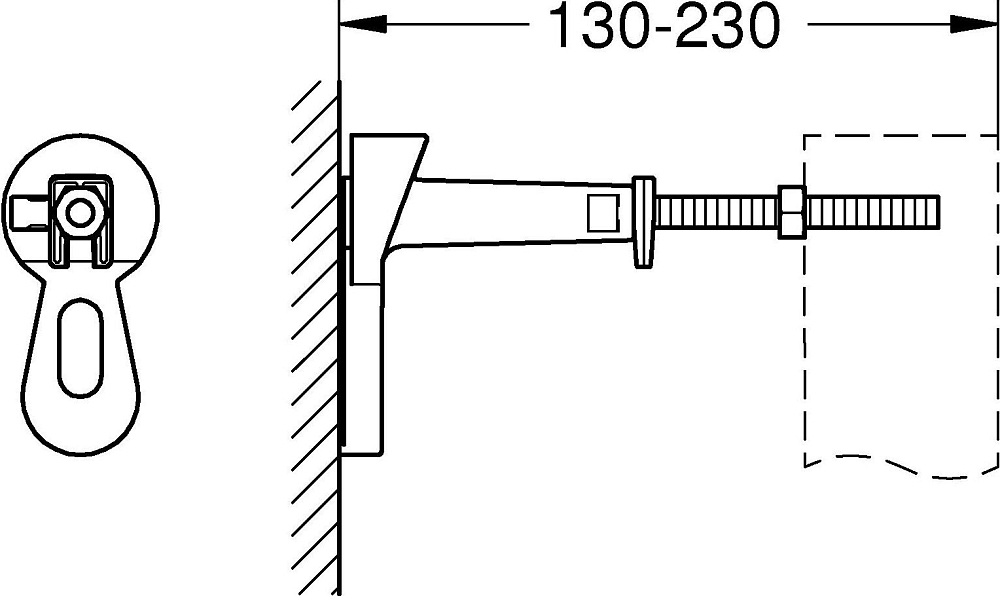 Комплект крепления для инсталляций Grohe Rapid SL 3855800M