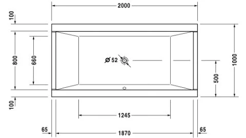 Акриловая ванна Duravit Starck 700207000000000 белый