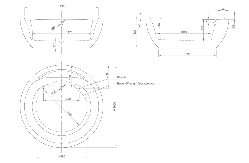 Акриловая ванна Knief Aqua Plus 0100-075-07 белый