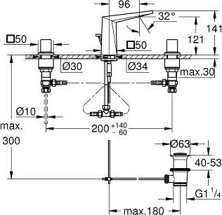 Смеситель для раковины Grohe Allure Brilliant 20342000