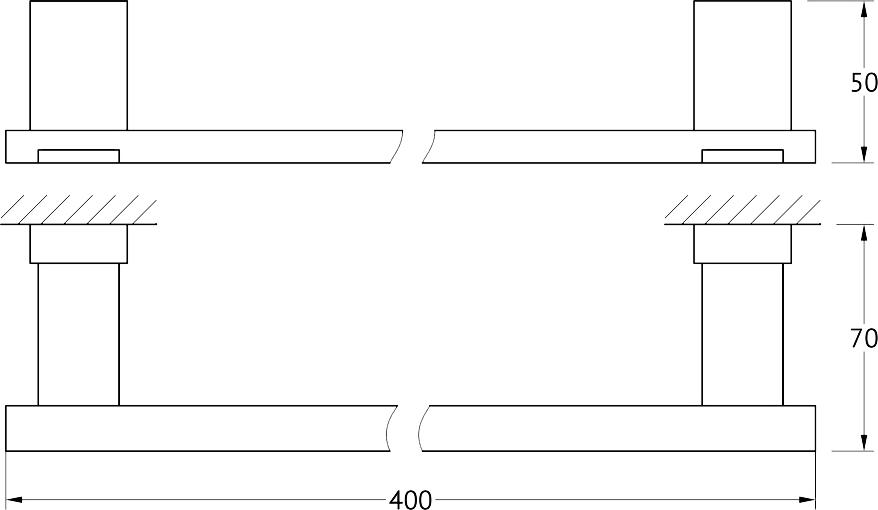 Полотенцедержатель Linea G Tiffany TIF 008 40 см