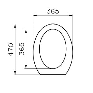 Сиденье для биде VitrA Espace 39-003-000 белый