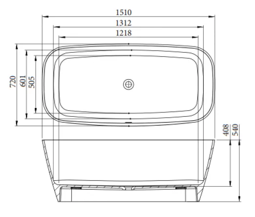 Ванна из искуственного камня C-Bath Pola CBM004001 белый