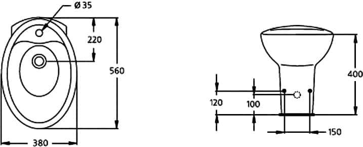 Напольное биде Ideal Standard Avance K503901