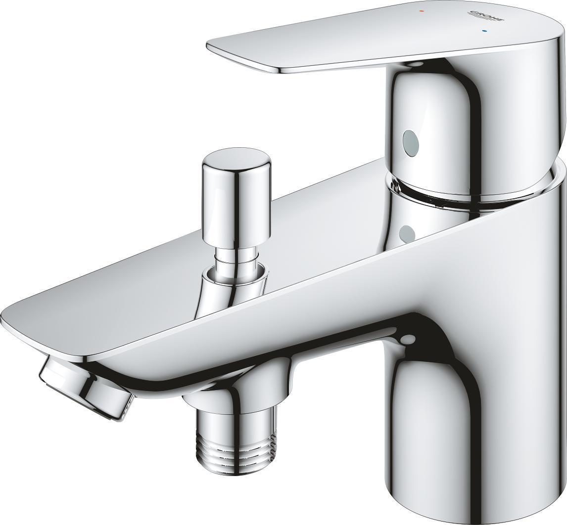 Смеситель на борт ванны Grohe BauEdge 23562001, хром