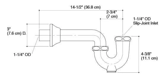 Сифон для раковины Kohler K-9018-CP хром