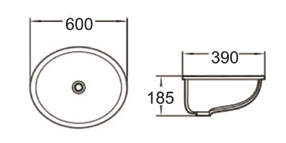 Раковина SantiLine SL-3002 белый