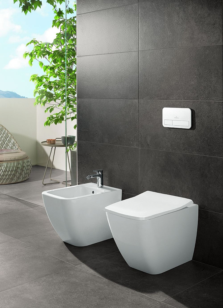 Напольное биде Villeroy & Boch Venticello 4412 00 R1 alpin Ceramicplus