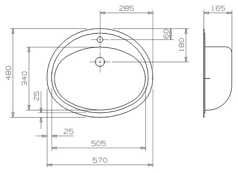 Кухонная мойка Reginox Pacific 2533 хром